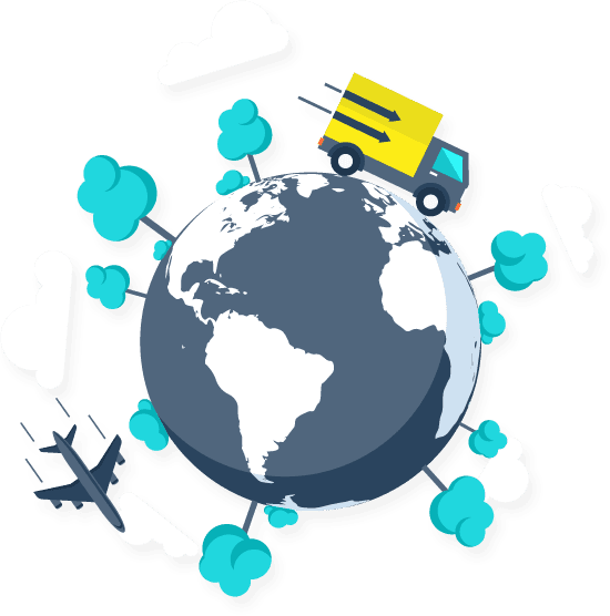 Delivery Worldwide Infographic Delivery Worldwide Infographic